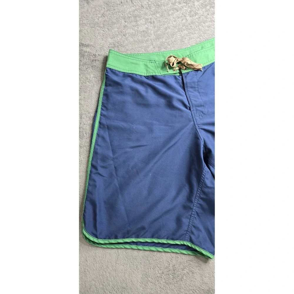 Howler Brothers Board Shorts Mens 36 Navy Green Logo 10